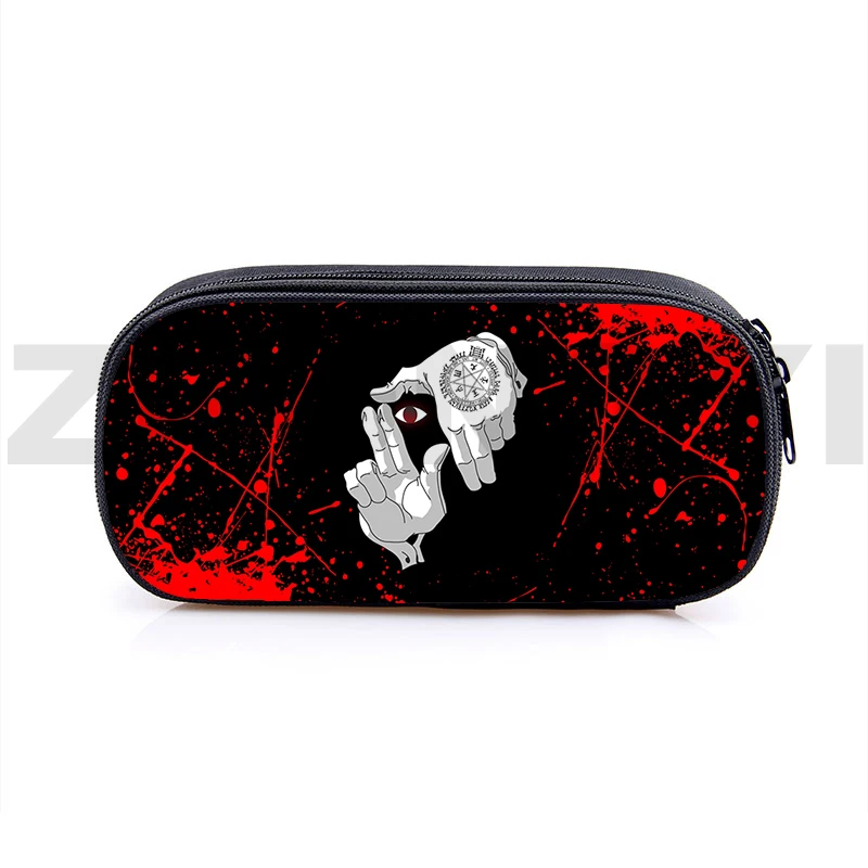 

Canvas Hellsing Manga Alucard Eyes 3D Pencil Case Pen Bag Storage Bag School Supplies Makeup Bags Cosmetic Cases Toiletry Bag