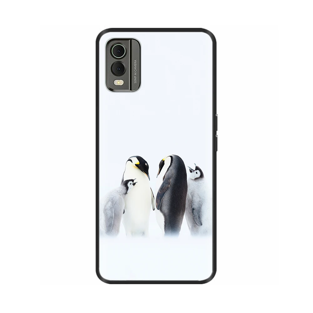 Stylish Black Silicone Shockproof Phone Case - Soft Painted Bumper Cover