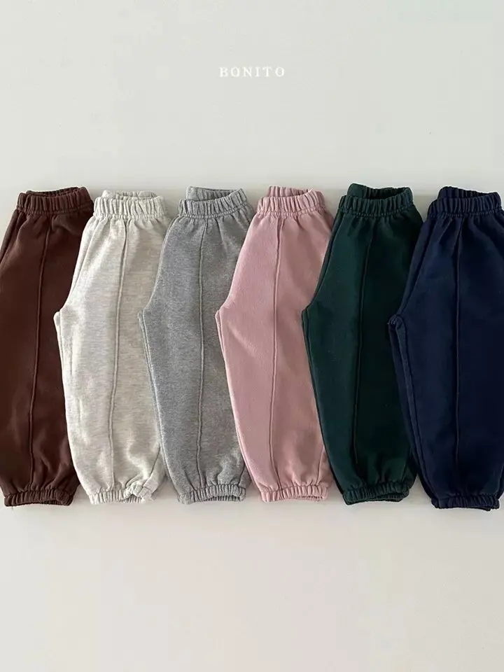 2025 Autumn New Baby Loose Trousers Children Casual Pants Boys Girls Solid Sweatpants Infant Toddler Sport Pants Kids Clothes 6