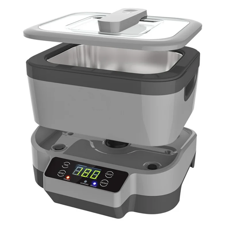 1.2L Two Powers Ultrasonic Digital Cleaner Cestini Gioielli Orologi Riscaldamento Dentale Muto Ultrasuoni Fruits Cleaner Bath 110-240V