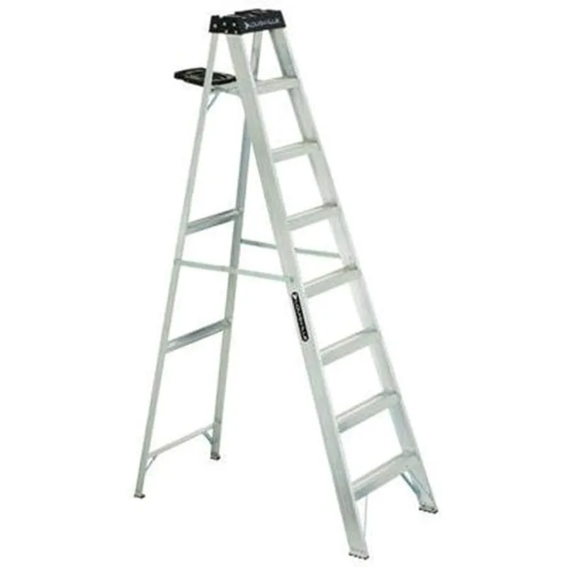 

Louisville Ladder AS3008 Aluminum 8-Foot Ladder 300-Pound Duty Rating, Silver