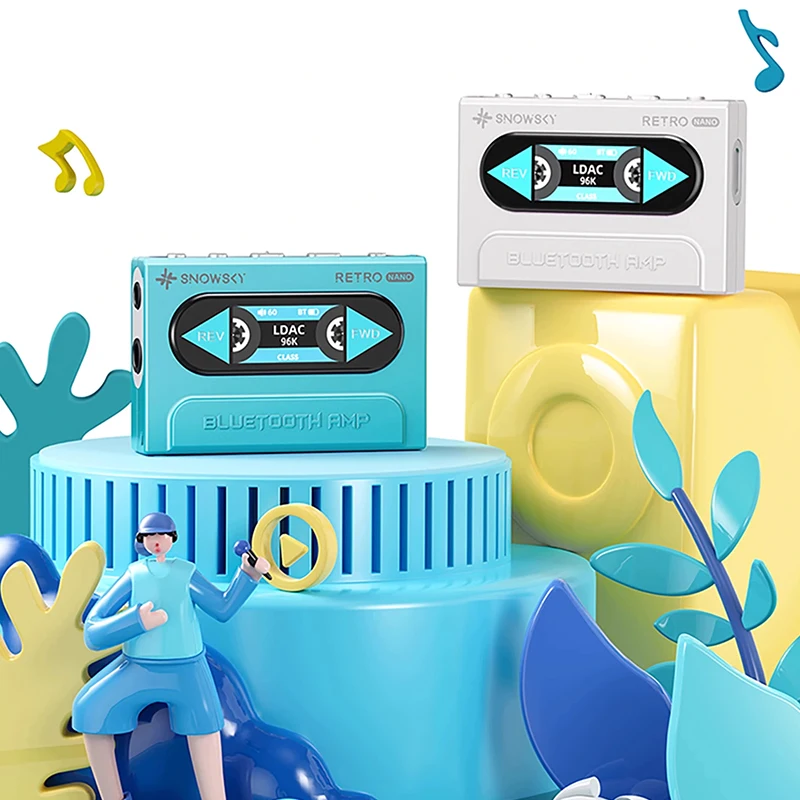 FiiO Snowsky RETRO NANO Bluetooth DAC and Headphone Amplifier LDAC aptX Adaptive aptX LL 3.5mm/4.4mm