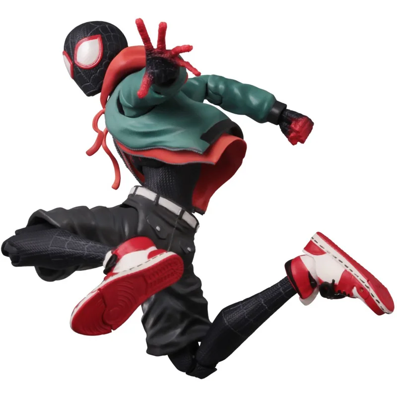 

In Stock Original Sentinel SV-Action Spider Man Into The Spider Verse Miles Morales 13CM Collection Action Figure Toys Gifts