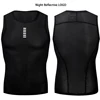Cycling Underwear Sport Base Layer White Cycling Jersey Reflective Vest Men Undershirt Quick Dry Elastici Vest Road Bike Jersey 2