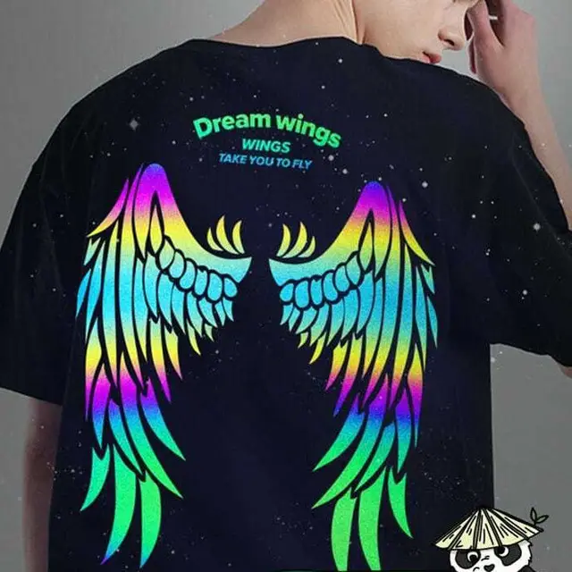 Reflective Wings T-shirt Top 1