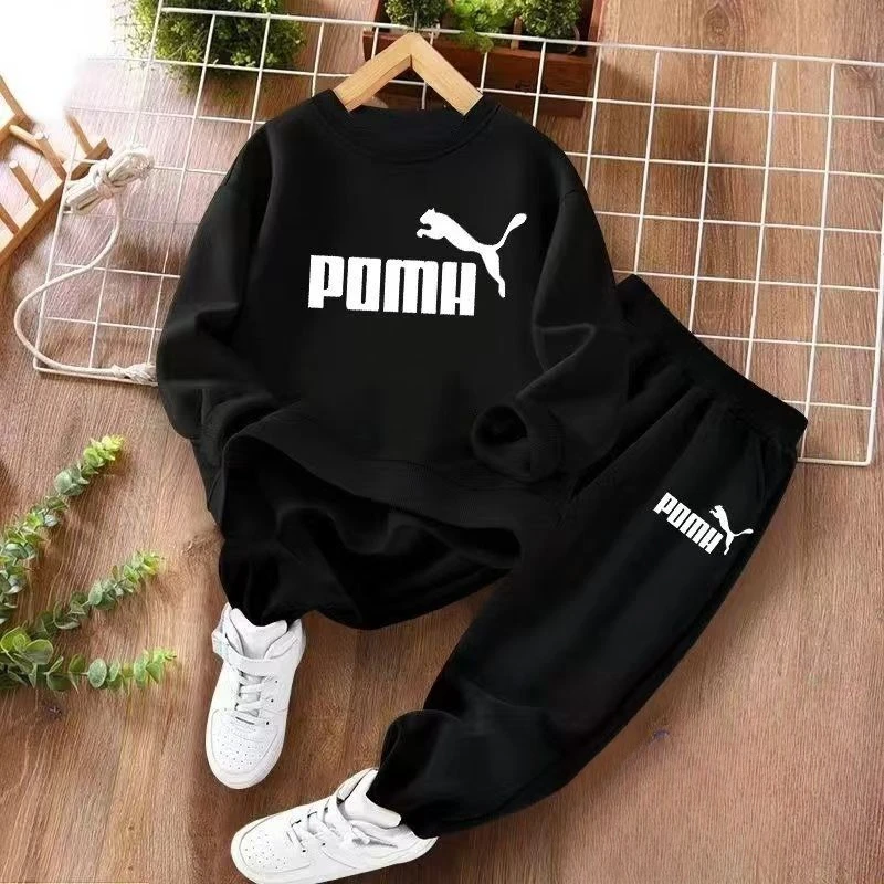 Autumn Baby Girl Boy Clothes Set Children Sports Letter Printing Sweatshirt Top and Pants Bottom Two Piece Suit Tracksuit kids clothing set,kids sports suit,children sports suit,kids sweatshirt set,girls clothing set,boys clothing set
