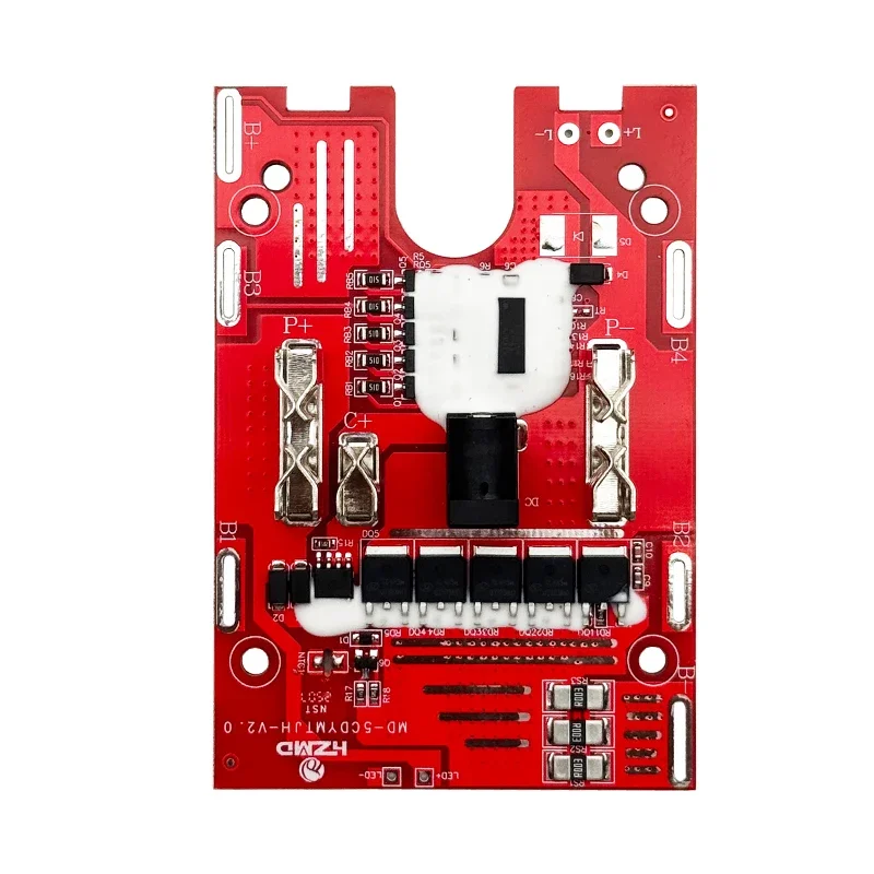 30X18650 리튬 이온 배터리 케이스 21V BMS 충전 보호 회로 기판 PCBA 홍송용 마키타 18V 리튬 이온 배터리용