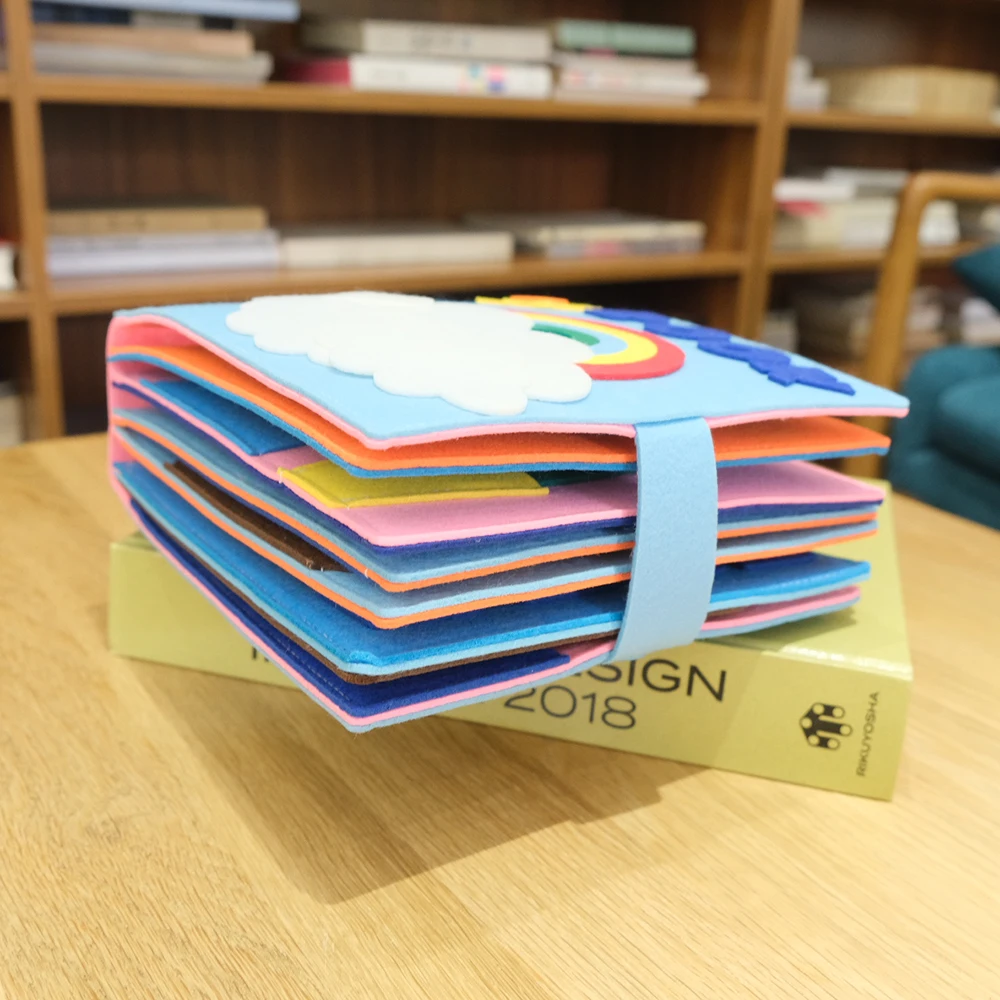 Toddlers Montessori Busy Story Cloth Book 3D Baby Sensory Early Learning Education Habits Knowledge Develop Travel Toys 3