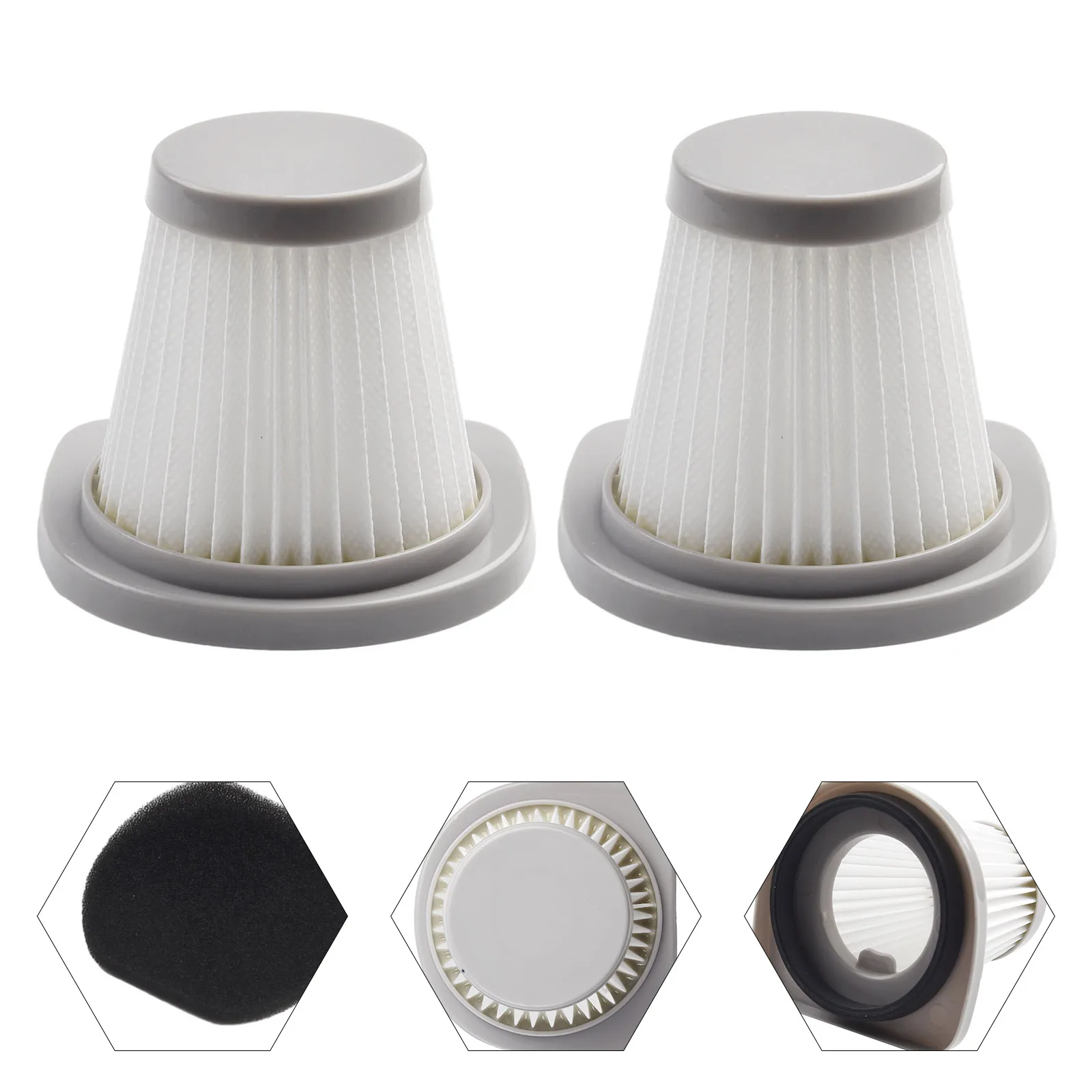 2Pcs Vacuum Cleaner Filter Replacement Bush Stick For Hoover VSC02B16T-30 Filter Vacuum Cleaner Accessories
