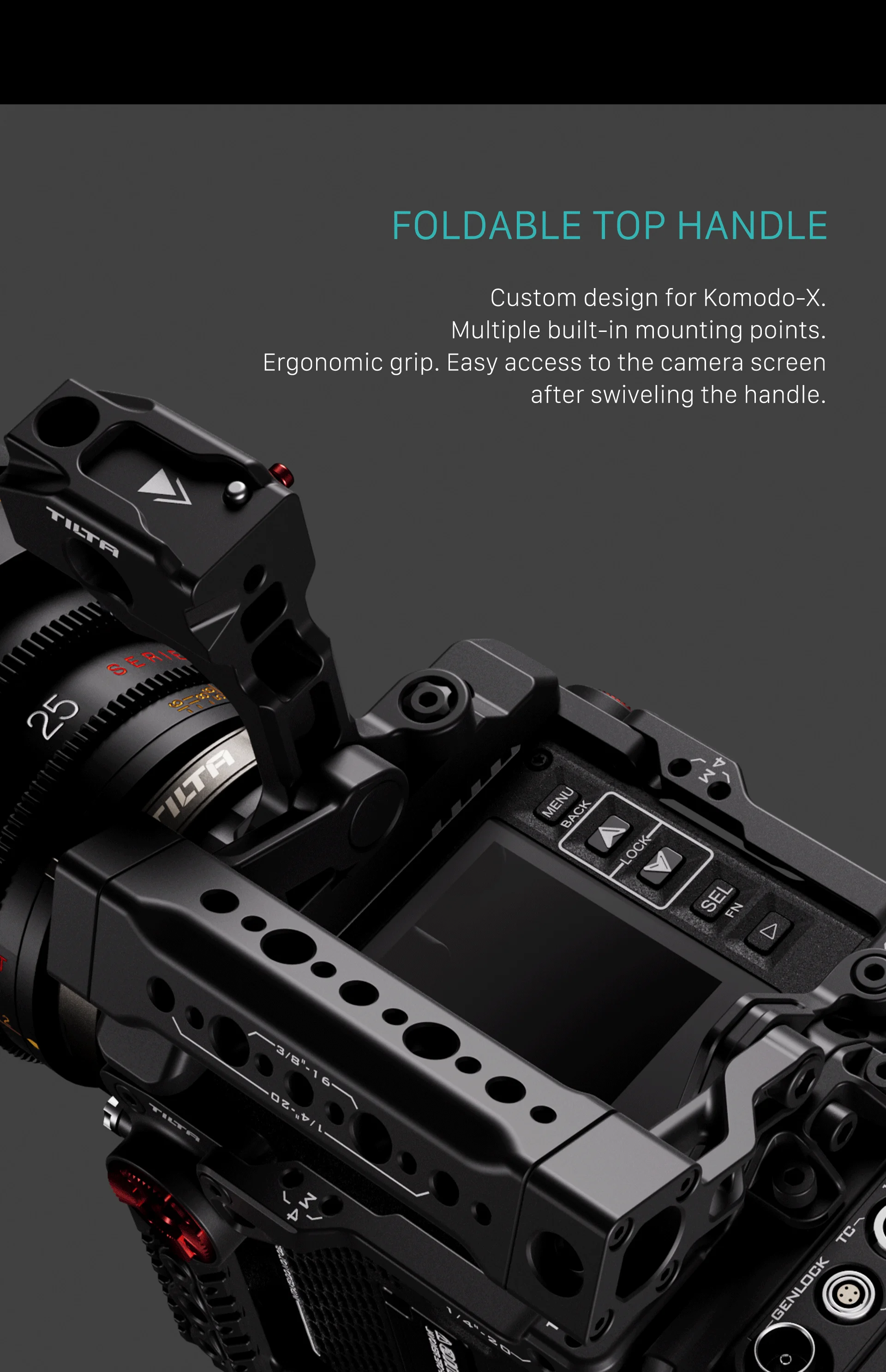 ビデオカメラ TILTA KOMODO-X RIG TiltaがRED KOMODO-X用カメラケージとアクセサリーを発表 | CineD