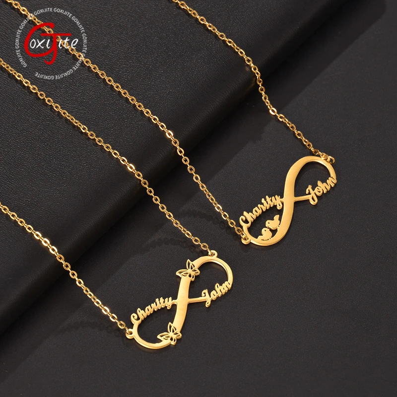 Women's Name Plate Necklace Sterling Silver Women's Name Plate