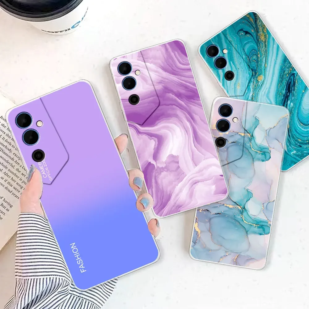 Clear Soft Silicone TPU Phone Case with Bumper Protection for Tecno Pova Neo Series