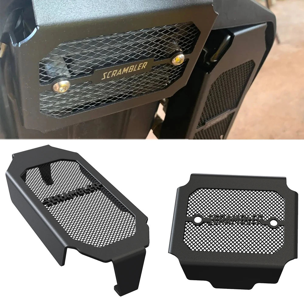 Per Ducati Scrambler Desert Sled Fasthouse 2017 2018 2019 2020 2021 2022 2023 Raddrizzatore Guard Oil Cooler Guard Protector Cover