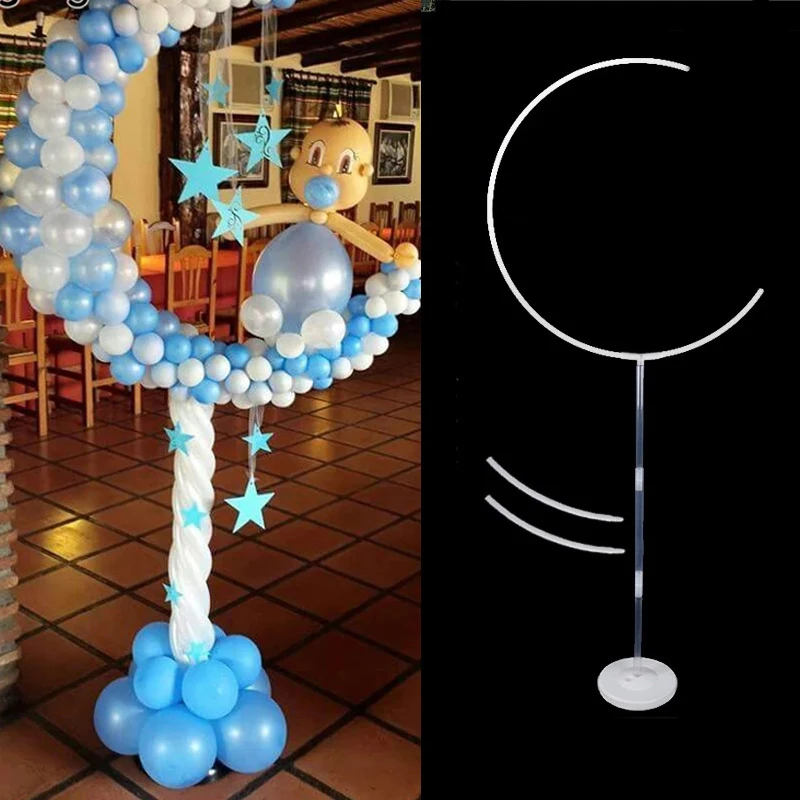 

1set DIY Moon Balloon Holder Ballons Stand Column Ballons Arch Frame Eid Ramadan Party Favor Eid al-fitr Ramadan Mubarak Decor