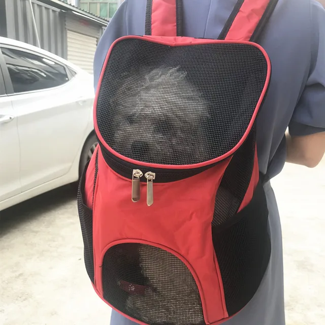 Sac dos de transport pour chien respirant Portable pour petits chiens Chihuahua Schnauzer carlin mascotte d