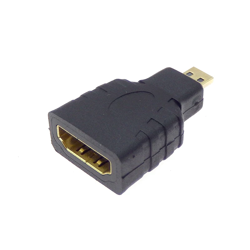 Micro HDMI Stecker Auf HDMI Buchse Konverter Vergoldet Adapter Adapter Für Für PS3 HDTV HDMI Kabel Verlängerung Stecker