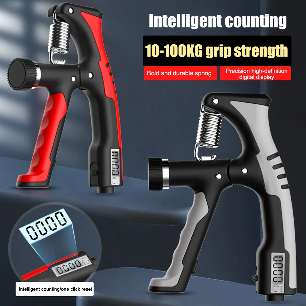 Hand Grip Strengthener 10-100Kg Wrist Expander Finger Exerciser for Trainers Muscle Recovery Fitness GymTraining Hand Gripper hand strengthener,finger trainer,finger strength trainer,forearm exerciser,hand grip trainers,hand grip exerciser,hand exerciser,hand trainer