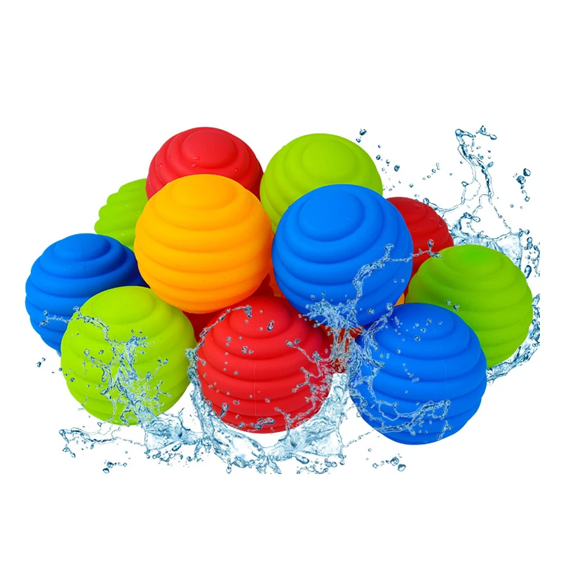 

Reusable Water Bomb Splash Balls Water Balloons Absorbent Ball Pool Beach Play Toy Pool Party Favors Kids Water Fight Games