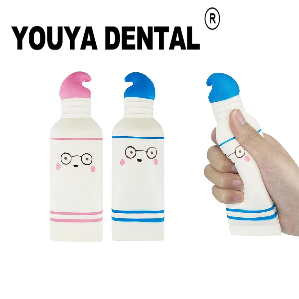 

Cartoon Cute Toothpaste Squeeze Toy Squish Antistress Kids Toys for Children Dentist Gift