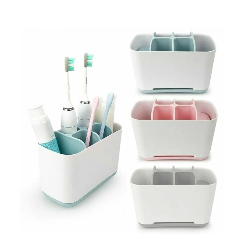 1Pcs Toothbrush Toothpaste Holder Case Shaving Makeup Brush Electric Toothbrush Holder Organizer Stand Bathroom Accessories Box storage rack toothbrush holder bathroom shelf bathroom shelf rack bathroom storage rack wall shelf organizer