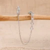85845-365f78.jpg 1 pièce 14K plaqué or cheval oeil chaîne gland Zircon boucles d'oreilles pour femmes géométrique minimalisme boucles d'oreilles bijoux accessoires