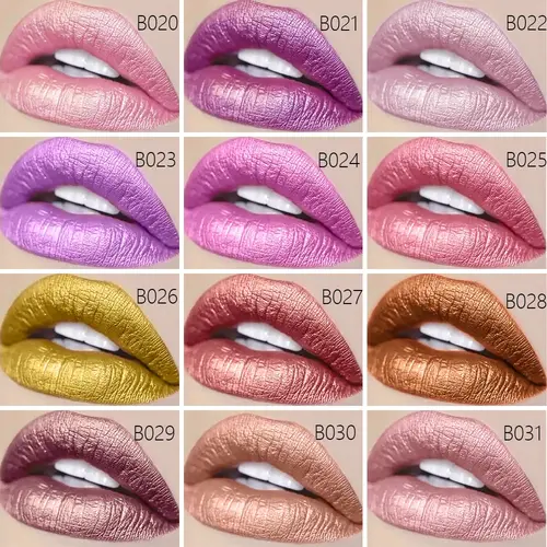BUILTTY Korean Glitter Pearl Dropshiping Lipstick Matte Nude Color Long Lasting Waterproof Wholesale Price Red Pink Purple - Image 2