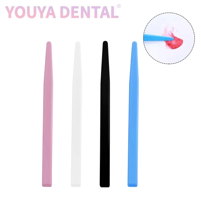 5 Pcs Dental Mixing Sticks Mixing Spatula for Impression Material Alginate Gypsum Cement Powder Ion Mixing Knife Dental Tools
