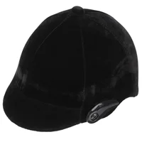 Children Equestrian Safety Sports Hat Frog Riding Helmets Black Polypropylene 2