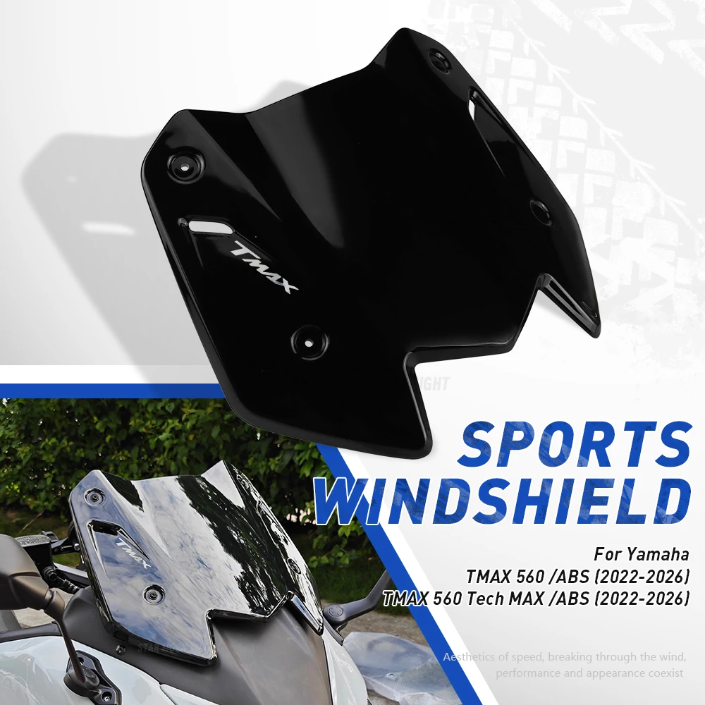 For YAMAHA T-MAX 560 ABS TMAX560 Tech Max 2022-2026 Motorcycle Accessories Windshield WindScreen Deflector Wind Deflectore Visor