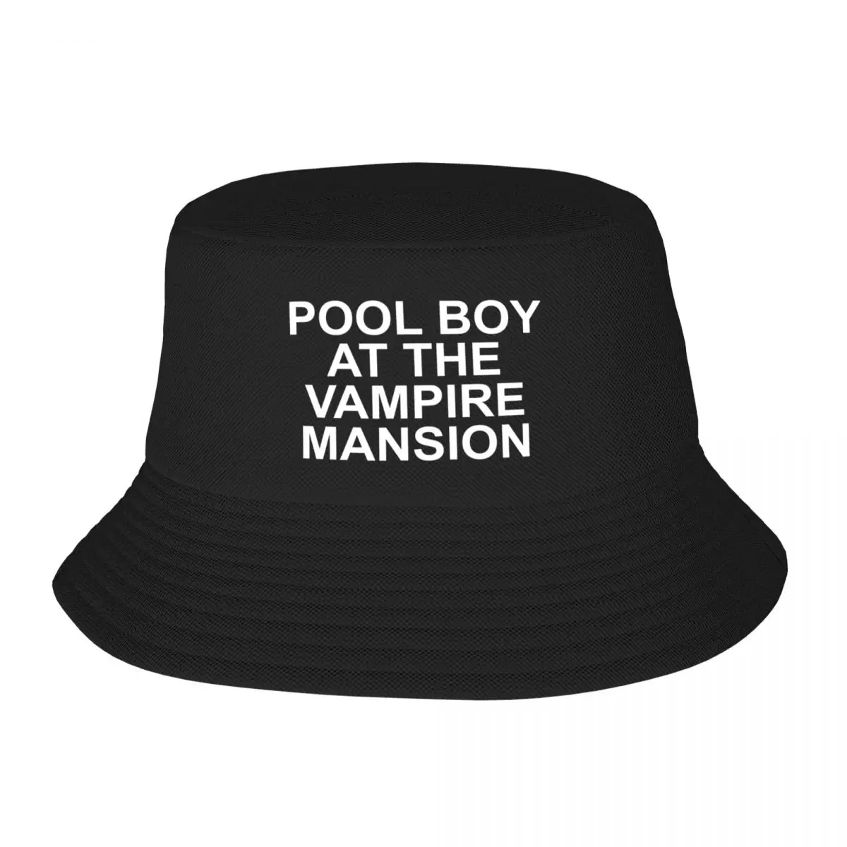 

New Pool Boy at the Vampire Mansion Bucket Hat Gentleman Hat boonie hats Uv Protection Solar Hat Luxury Cap Hats For Women Men's