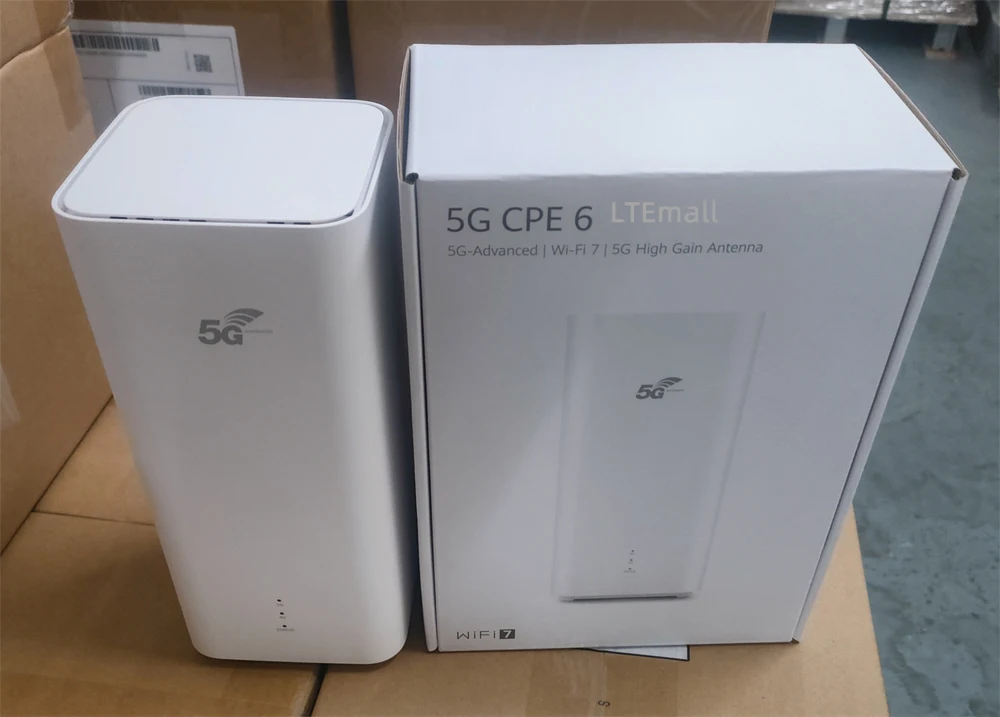 Global Version Brovi 5G CPE 6 WiFi 7 Router H165-383 Indoor Router Up to 11.7Gbps Download 5