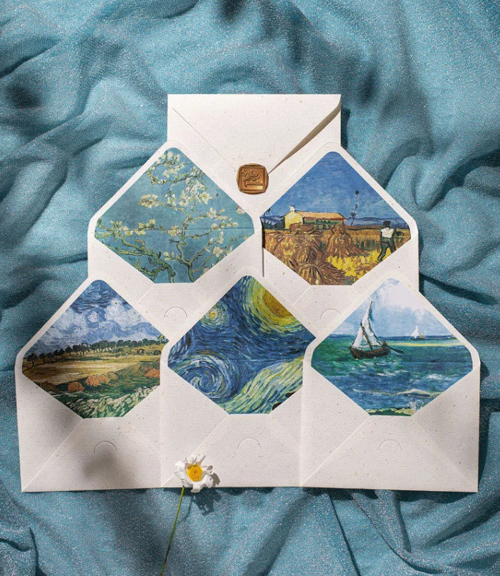 5 pc lote 175x125mm envelopes de papel