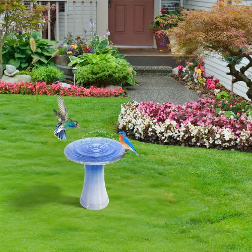 Ceramic Garden Bird Bath 1