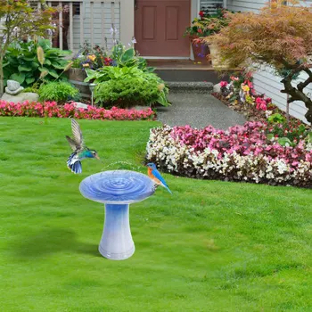 Ceramic Garden Bird Bath 1