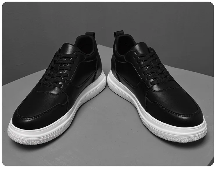 Männer Aufzug Höhe Erhöhen Schuhe Turnschuhe Schuhe für Männer 10 cm Sport Casual Unsichtbare Innere Erhöhung 8 cm Weiße Schuhe – Detail 19