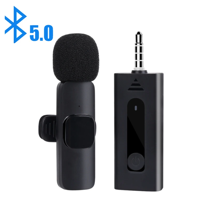 WirelessLavalierMicrophonePortableAudioVideoRecordingMiniMic