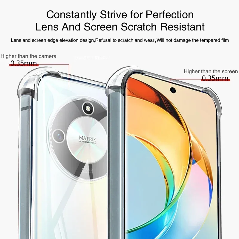 Ultrathin Clear Airbag Anti-Fall Phone Case - 360° Soft Protection Cover