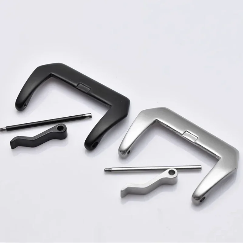 

Матовая прочная Пряжка из нержавеющей стали для часов Panerai PAM 441 20 мм 22 мм, винтовая застежка, пряжка с язычком, аксессуары для часов