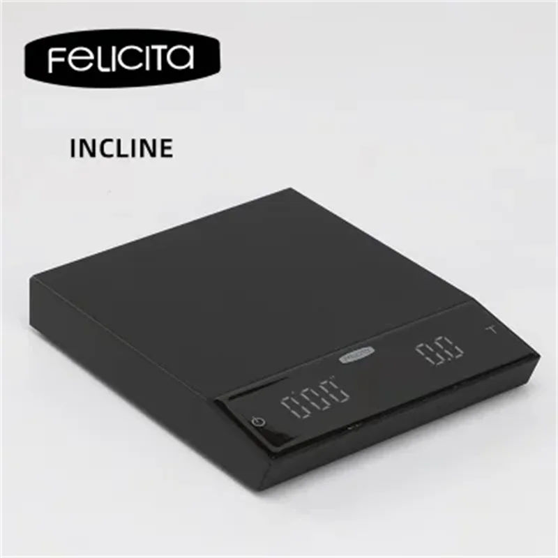 Electronic drip coffee scale high precision Bluetooth digital Felicita Arc parallel plus inclination ratio Pour-over espresso coffee scale