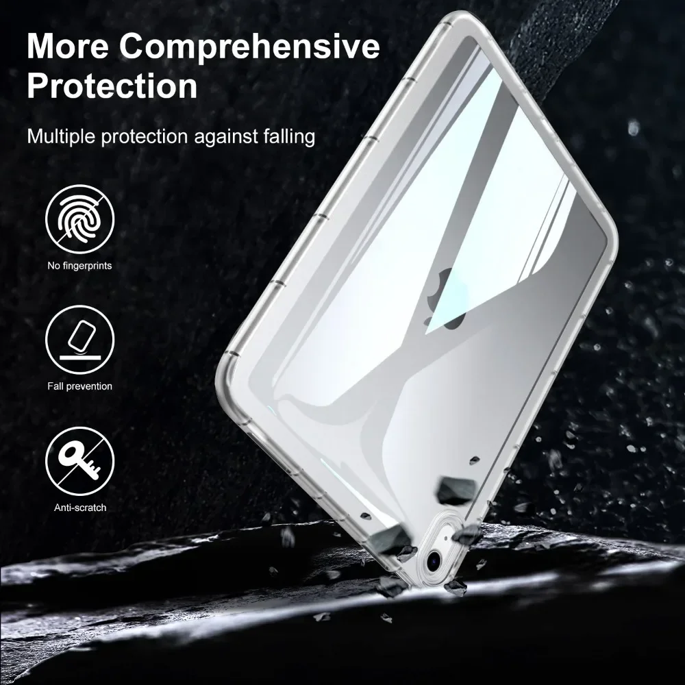 Clear Soft Back Tablet Case - Universal Fit