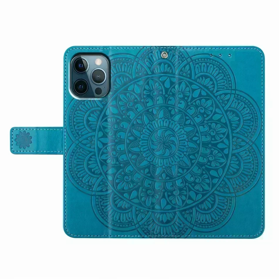 Charming Floral Wallet Phone Case with Card Slots and Protective Cover