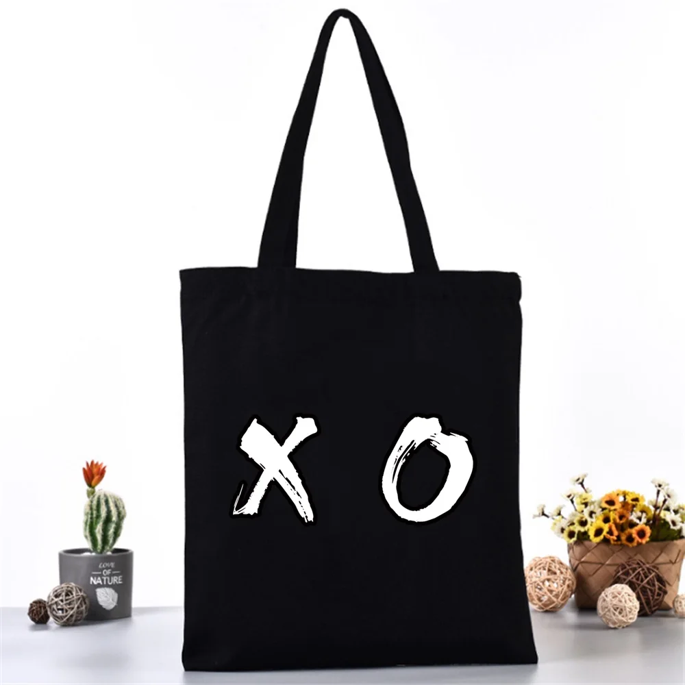 

Tote Bag Canvas Shoulder Bag Reusable Shopping Bags Ladies Chest Printing Handbags Casual Tote Grocery Storage Bag for Girls