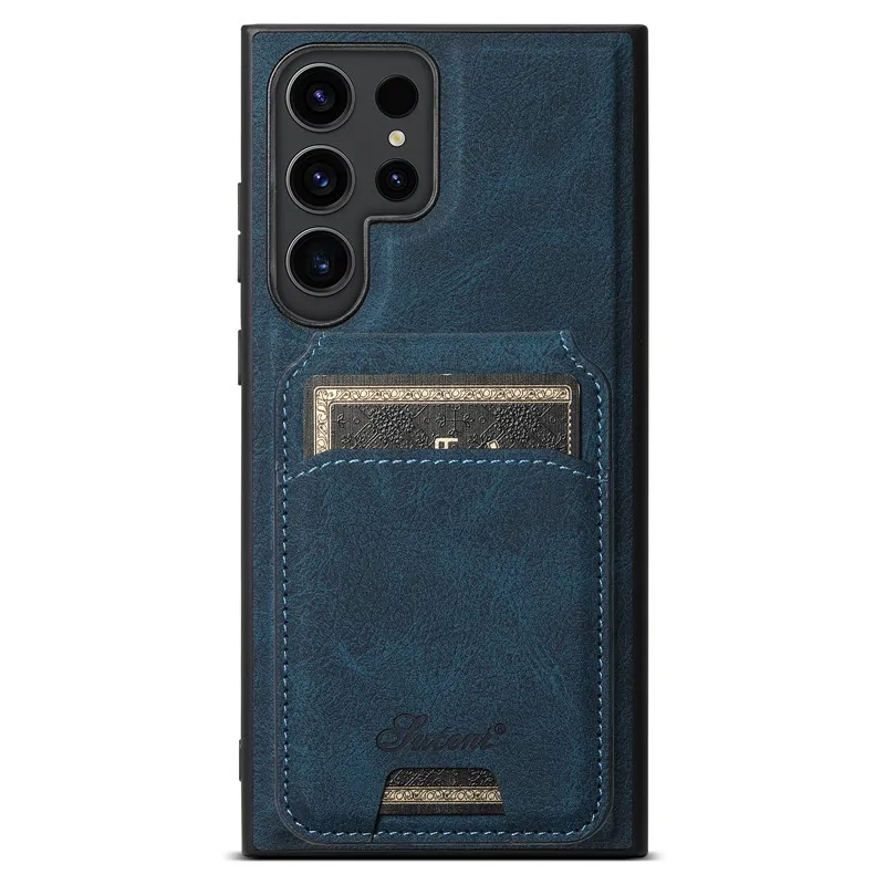 thumbnail image 1 of EUCAGR Luxury Wallet Phone Case Card Holder Leather Magnetic Pocket Cover For Samsung Galaxy S24 S23 S22 Plus Ultra Note 20Ultra, 1 of 5