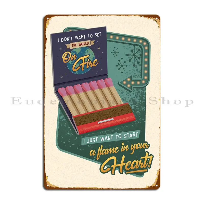 

Its A Match Metal Sign Plaques Decoration Wall Cave Club Bar Designs Designing Tin Sign Poster