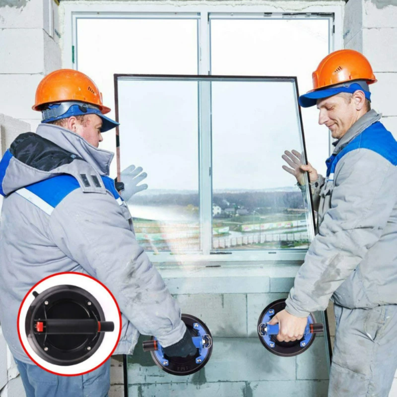 200mm Diameter Vacuum Suction Cup 160kg~250kg Load Capacity Heavy Duty Lift for Home Improvement Granite Tile Manual Lift 8 Inch