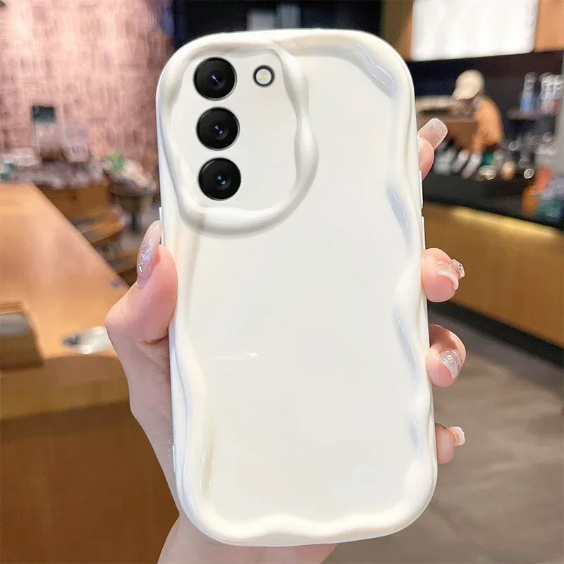 Classical Clear Wave Protective Phone Case Cover