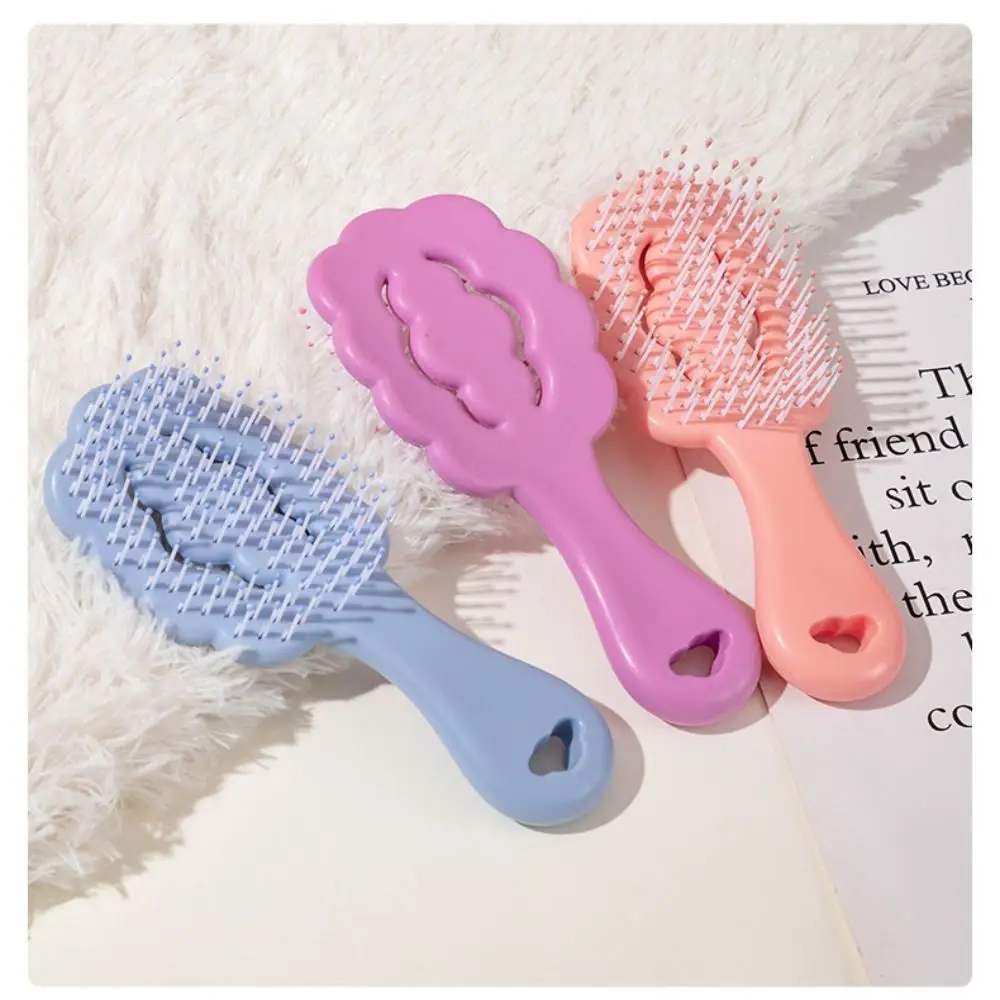 Cloud Modeling Rib Comb Cute Cartoon Small Head Massage Smooth Hair Comb Women's Portable Modeling Hair Comb creality piocreat high quality cr scan 01 dental 3d scanner 3d modeling handheld portable 3d scanner