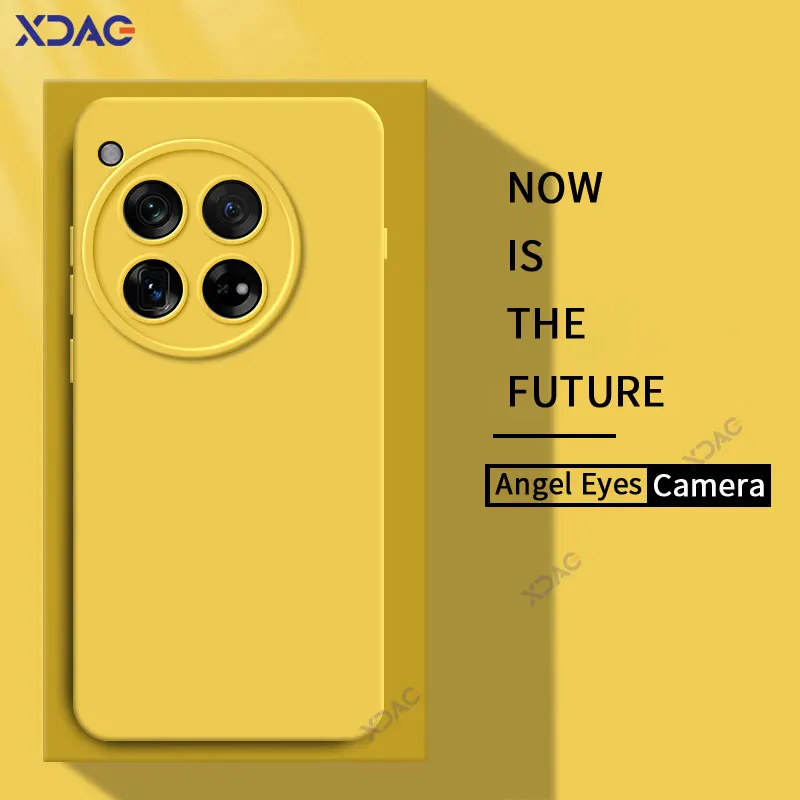 Luxury Angel Eyes Square Liquid Silicone Case Cover - Soft 360 Shockproof Mobile Phone Shell