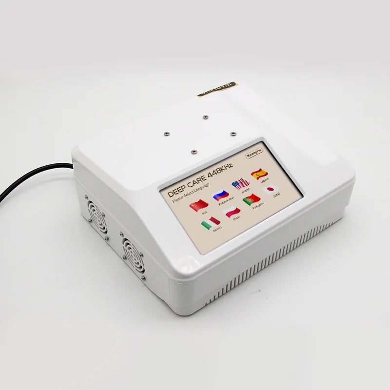 Portable INDIBA 448k CET RET RF Physical Therapy Deep Warm 12CM Relieve Pain Lose Weight  Lifts Firming Skin Slimming Shap 4