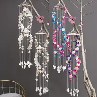 Colorful Shell Exquisite Japanese Style Double Dragon White Color Wind Chimes Fashion Ornament 1